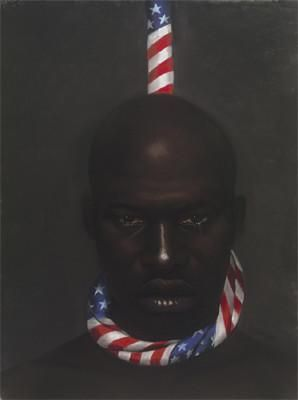 the noose as a US flag