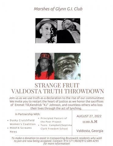 Strange Fruit Valdosta Truth Throwdown, 2022-08-27